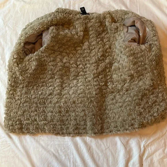 Lane Bryant Penny Lane Jacket Tan/Cream Leather Distressed Size 18/20 - Picture 12 of 16